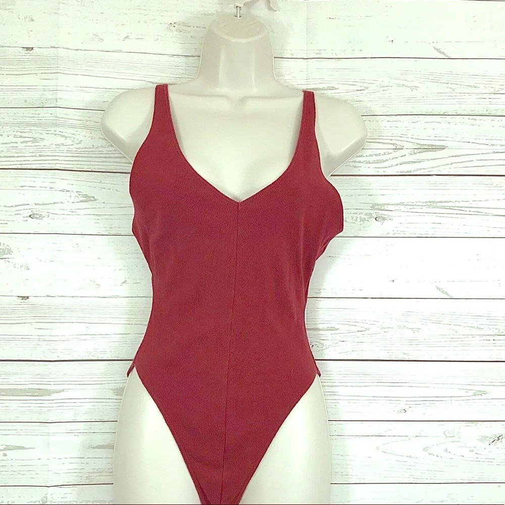 Forever 21 V Neck Bodysuit